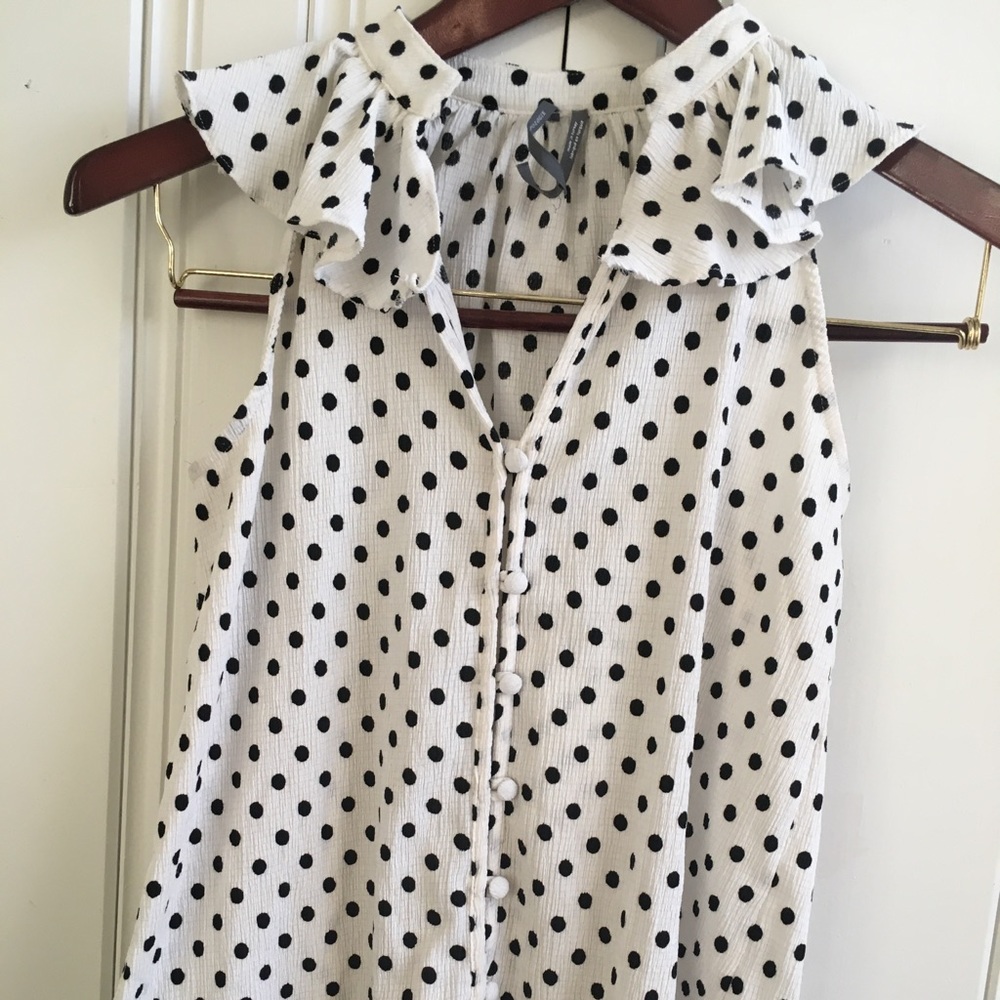 Anthropologie sleeveless Chalmers top